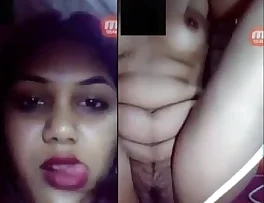 Beautiful and horny girl pussy selfie